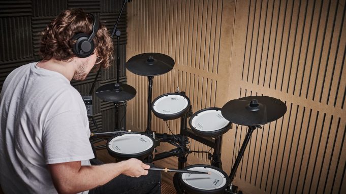 Learn How To Start Playing Drums With An Electronic Drum Kit Learn the drums on an electric drum kit.