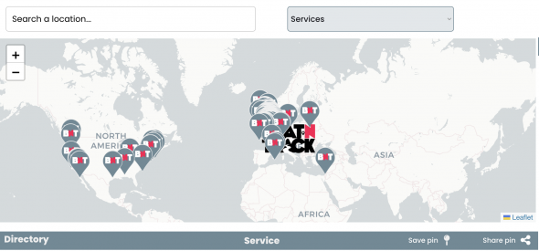 Beat N Track service map