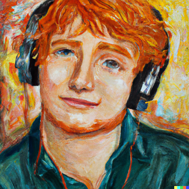 Ed Sheeran is oils There are 4 musicians in the world confirm right chord music
