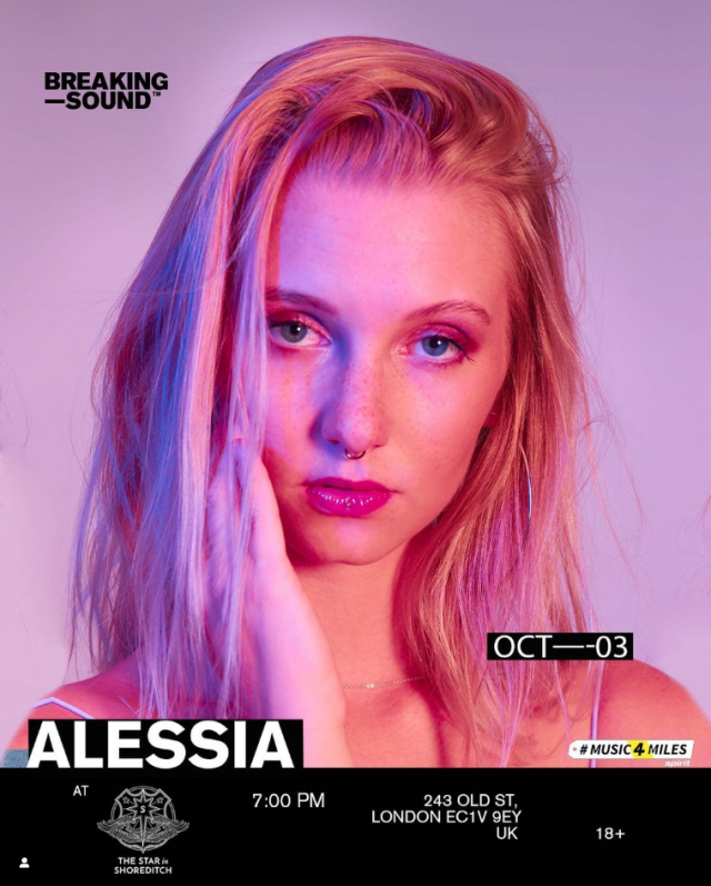 Alessia 'Breaking Sound' showcase at the Star in Shoreditch. Review on Right Chord Music